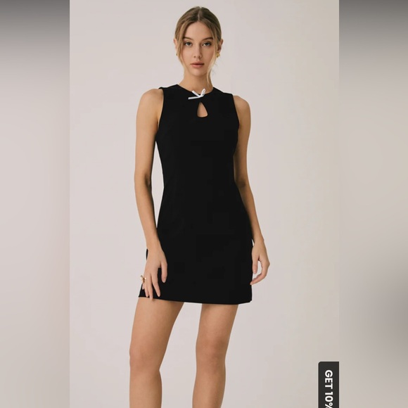 NWT - Commense Mini Bow Decorated Short Dress - Picture 11 of 13